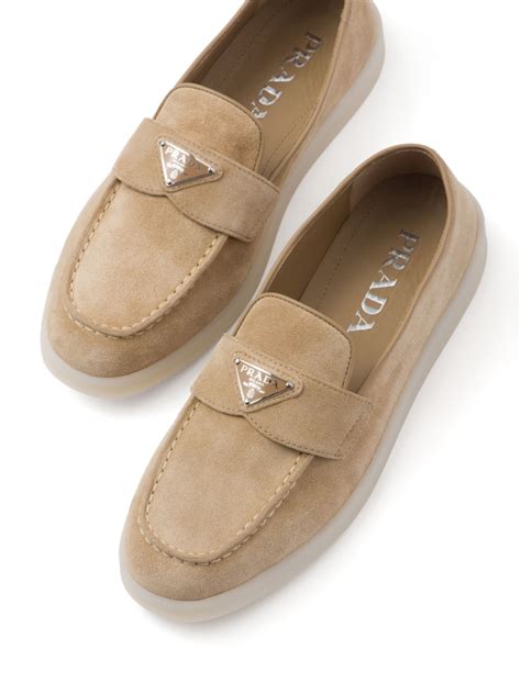 prada loafer sale|prada suede loafer.